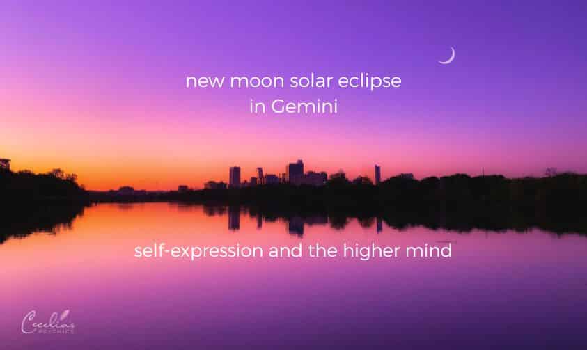 Gemini New Moon Solar Eclipse - Cecelia Pty Ltd